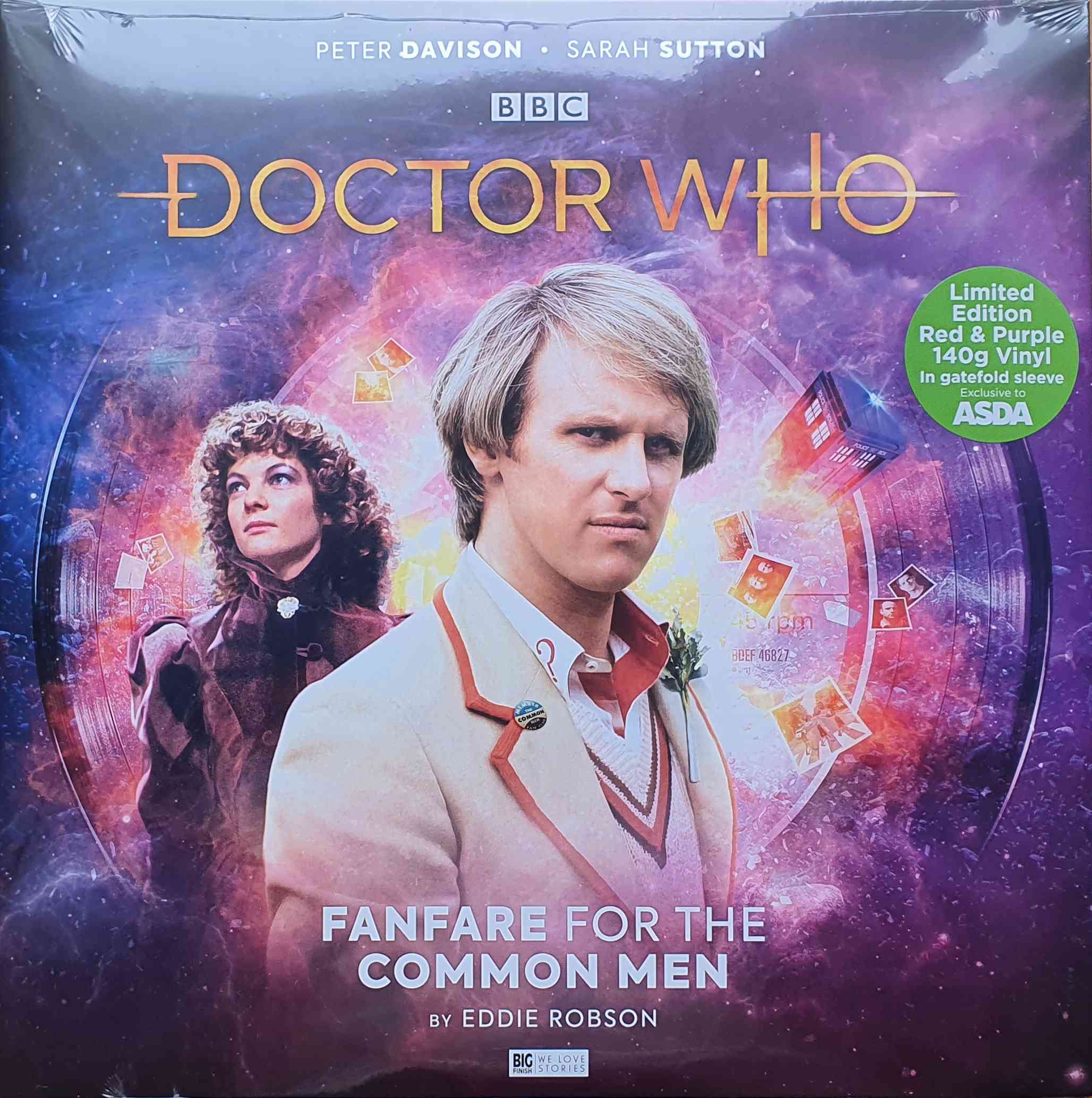 Picture of DEMREC 725 Doctor Who - Fanfare for the common man by artist Eddie Robson from the BBC records and Tapes library